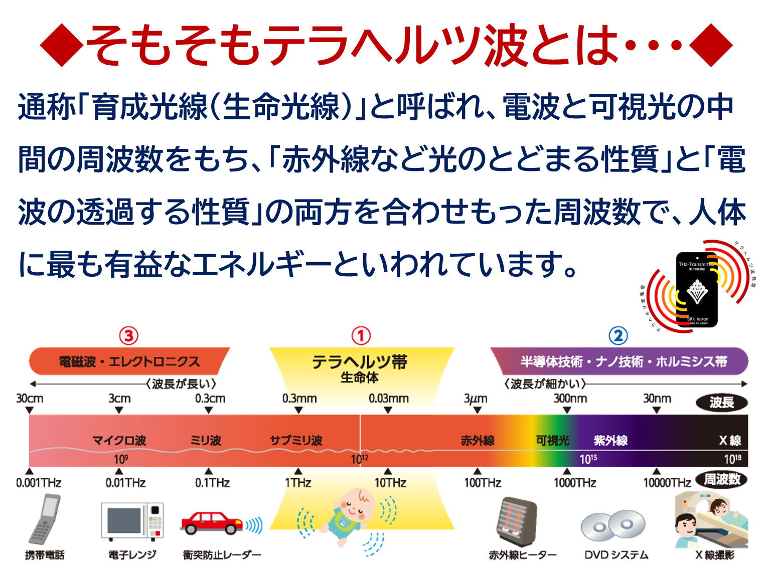 量子発信器テラチップ | 株式会社シルクジャパン Silk Japan